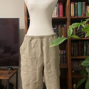 FP Movement by Free People Olive-Beige Sweat Joggers